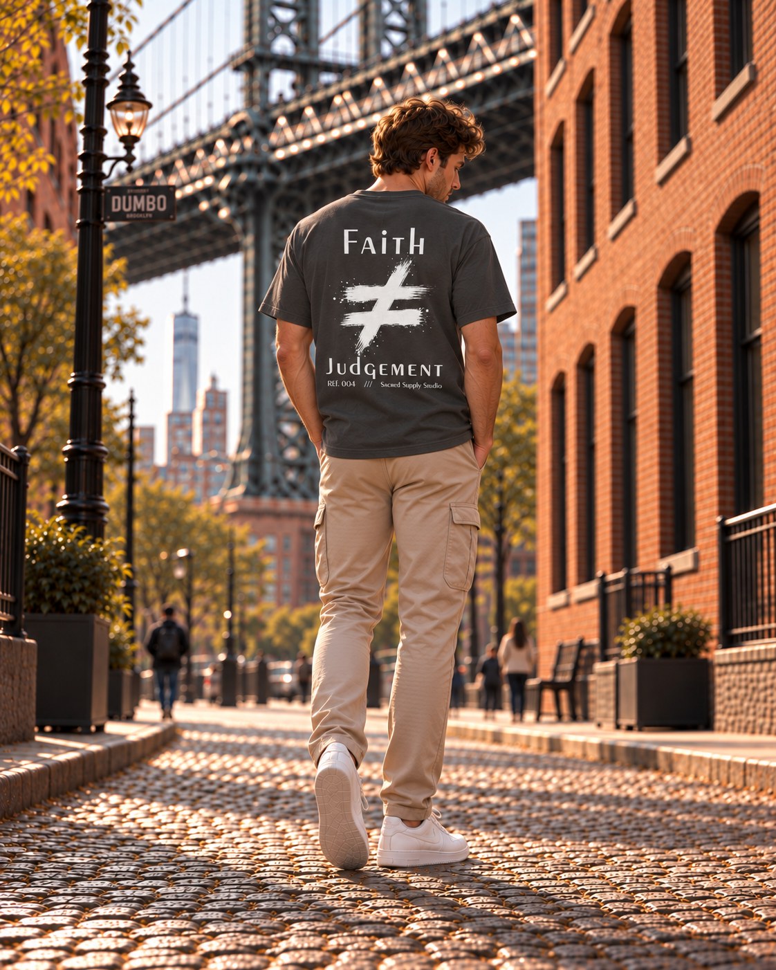 Faith Is Not: Judgment™ — Heavyweight Christian Tee — Shadow