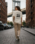 Faith Is: Grace™ — Heavyweight Christian Tee — Cream