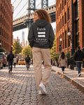Faith Is: Courage™ — Premium Christian Fleece Hoodie — Charcoal Heather