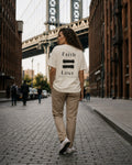 Faith Is: Love™ — Heavyweight Christian Tee — Cream