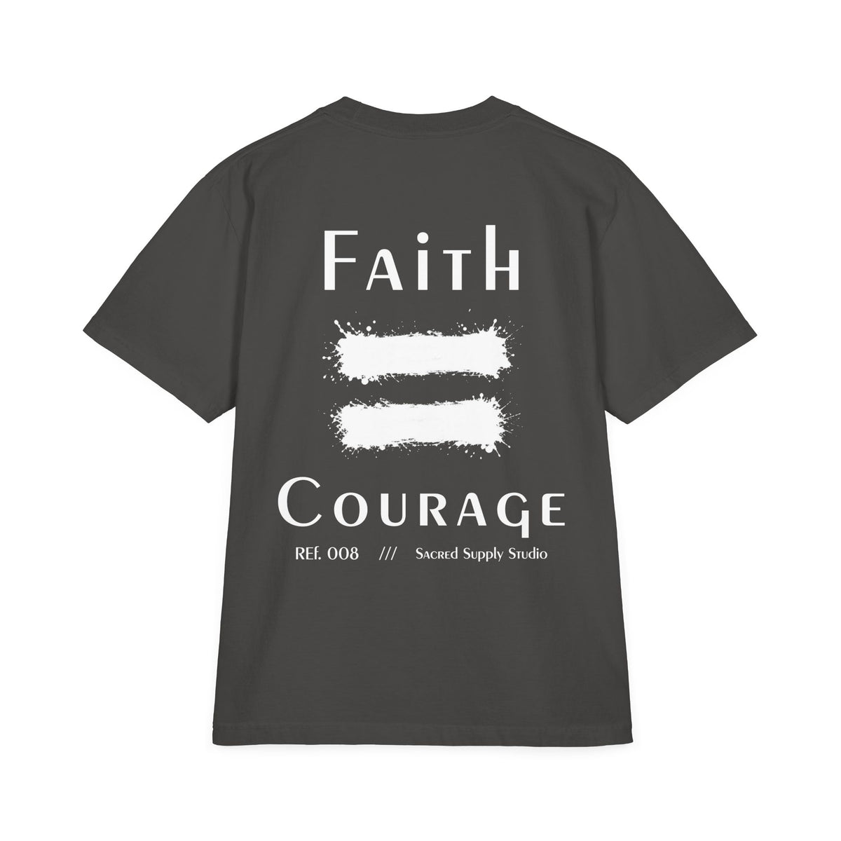 Faith Is: Courage™ — Heavyweight Christian Tee