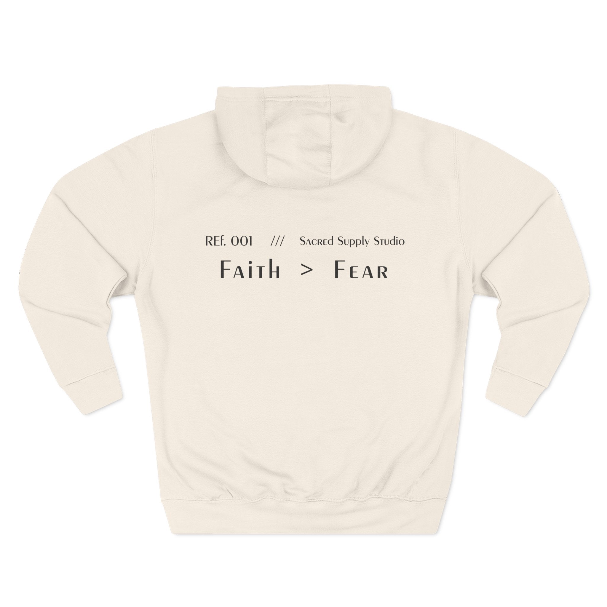Faith Is Greater: Fear™ — Premium Fleece Hoodie