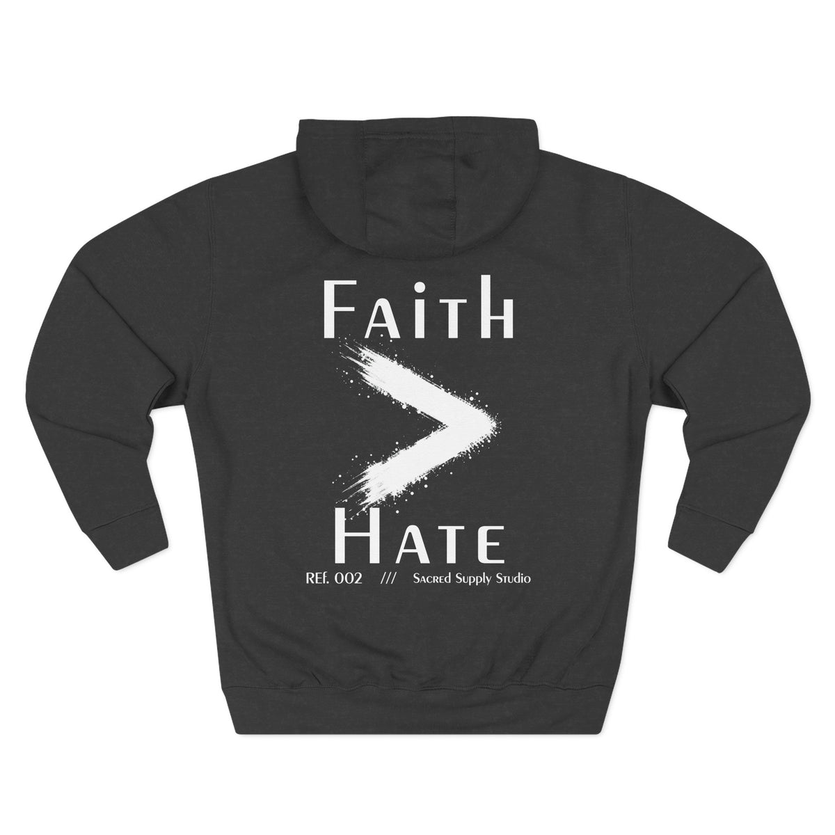 Faith Is Greater: Hate™ — Premium Christian Fleece Hoodie