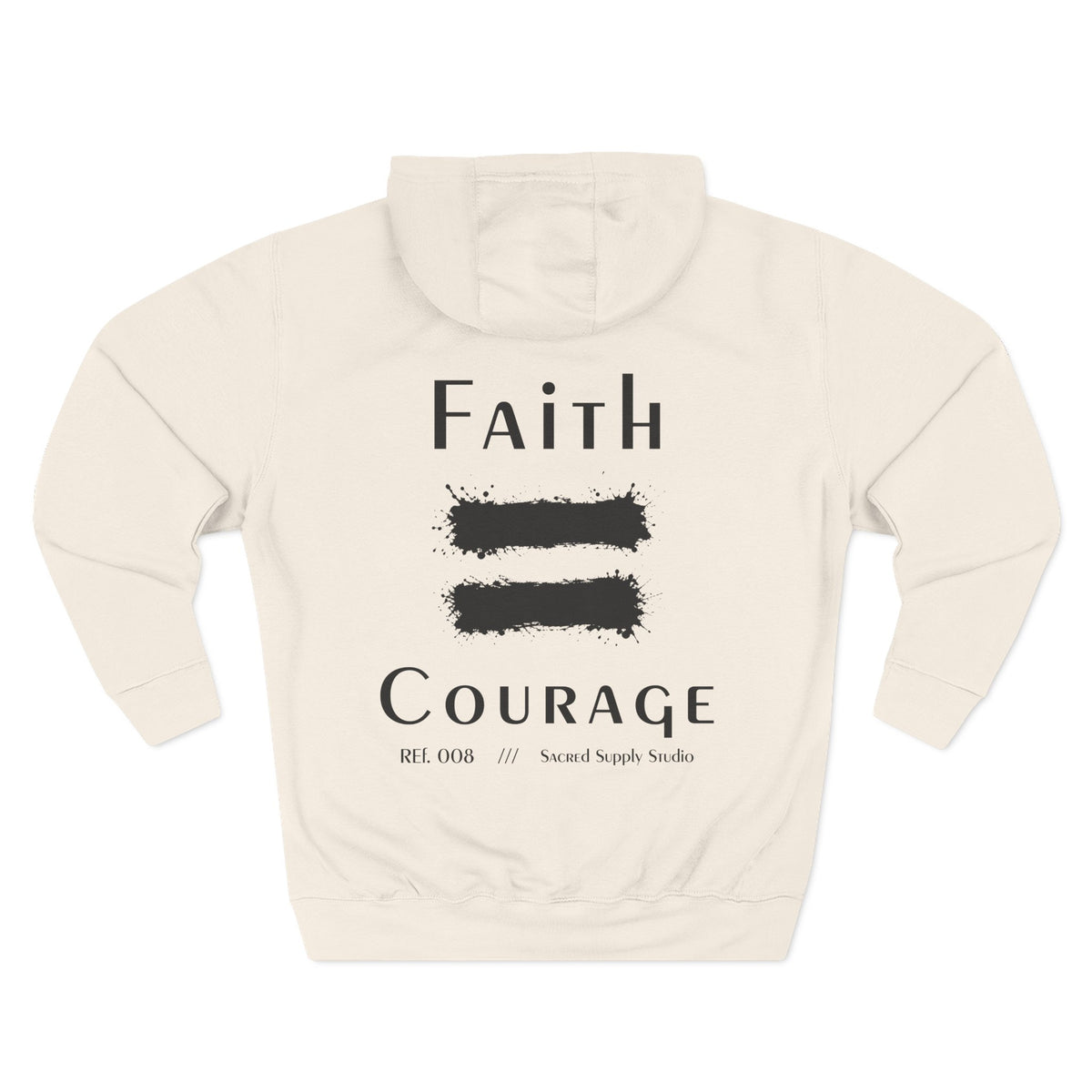 Faith Is: Courage™ — Premium Christian Fleece Hoodie
