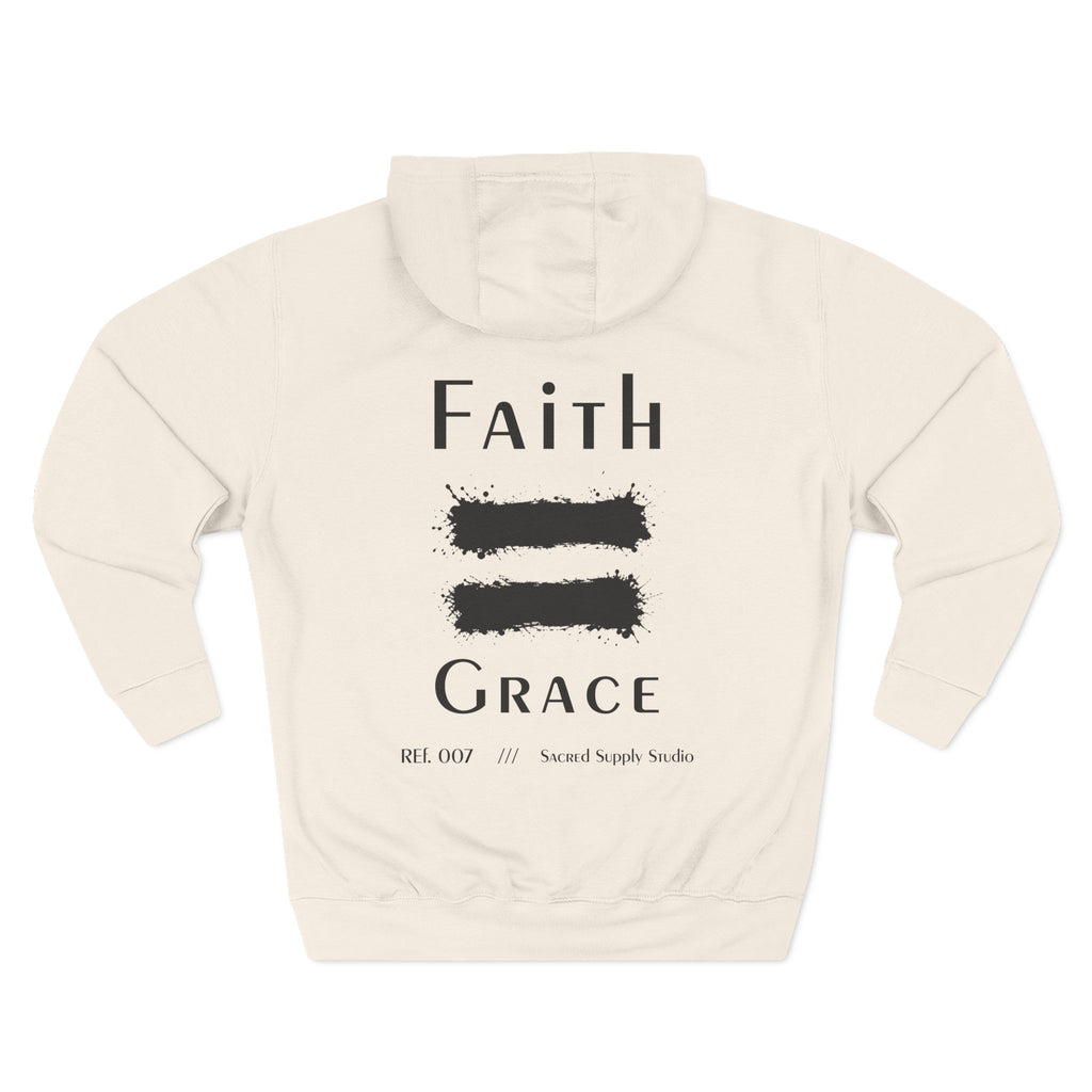 Faith Is: Grace™ — Premium Christian Fleece Hoodie