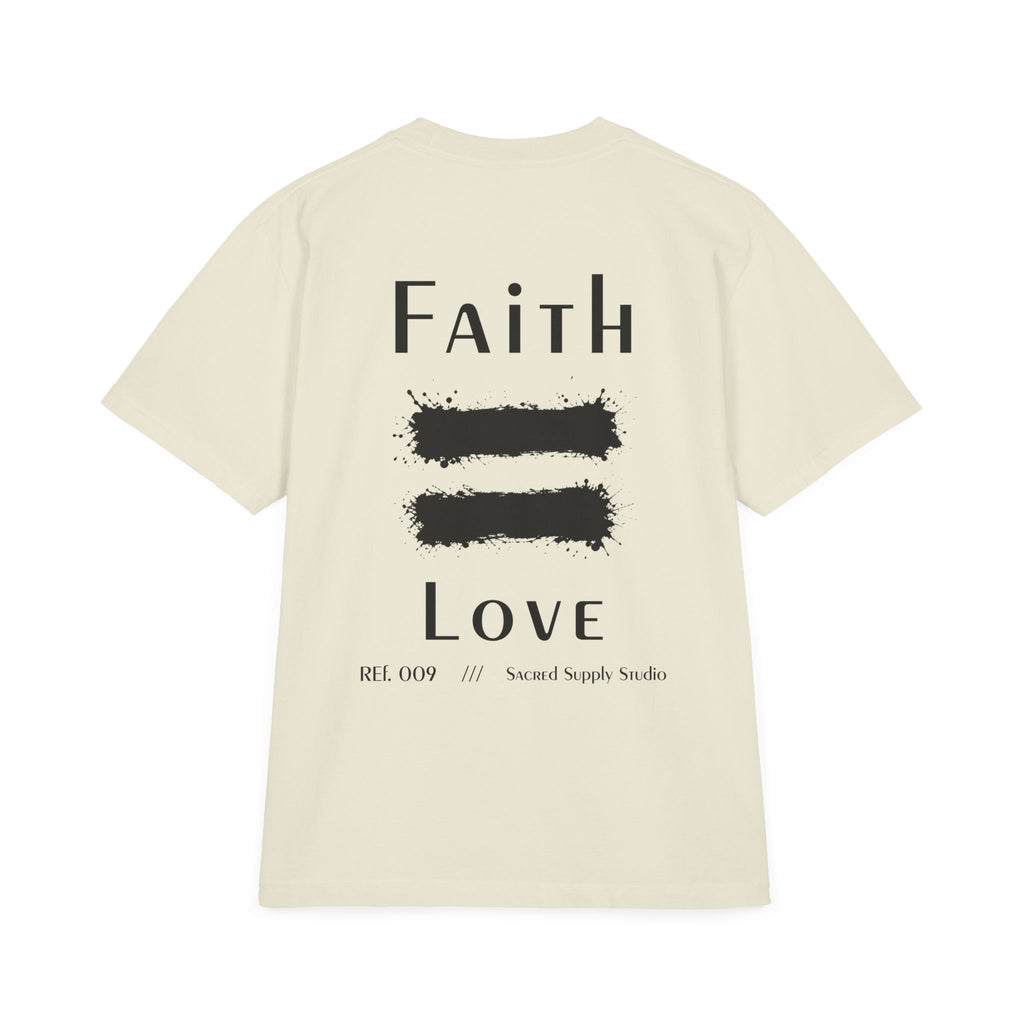 Faith Is: Love™ — Heavyweight Christian Tee