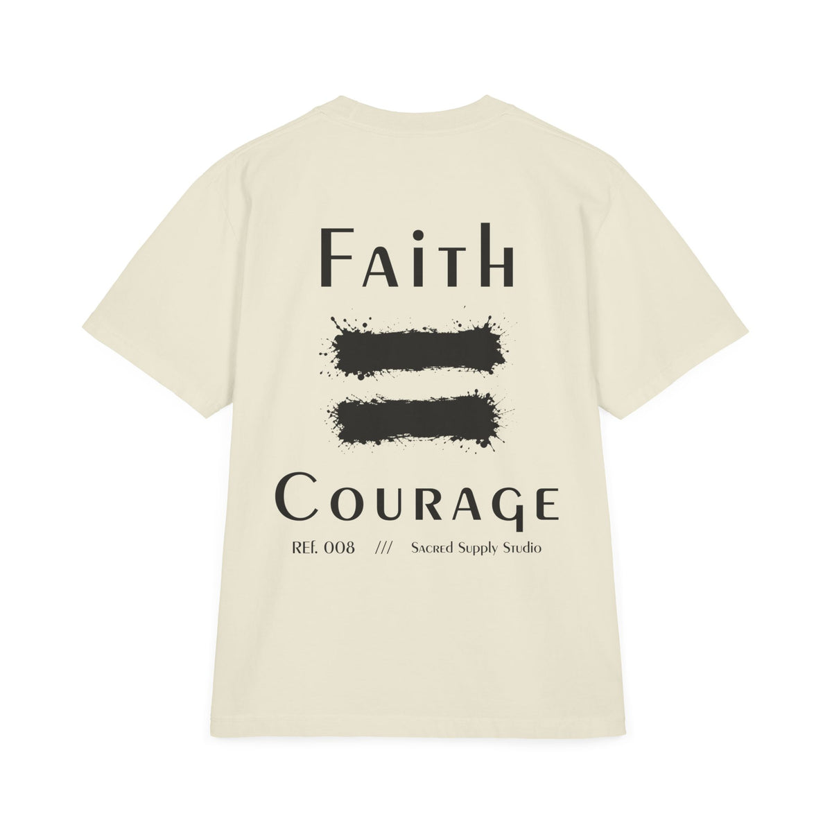 Faith Is: Courage™ — Heavyweight Christian Tee