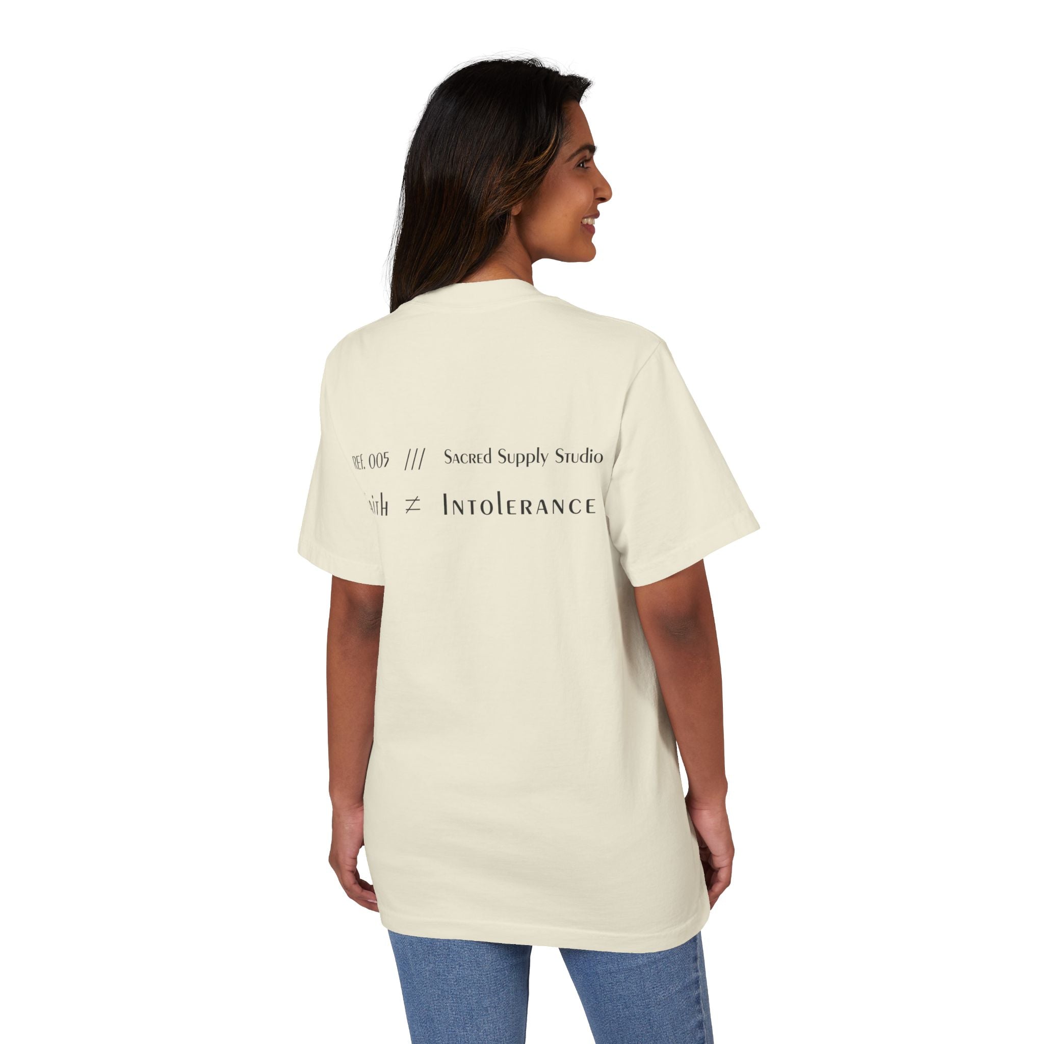 Faith Is Not: Intolerance™ — Heavyweight Christian Tee