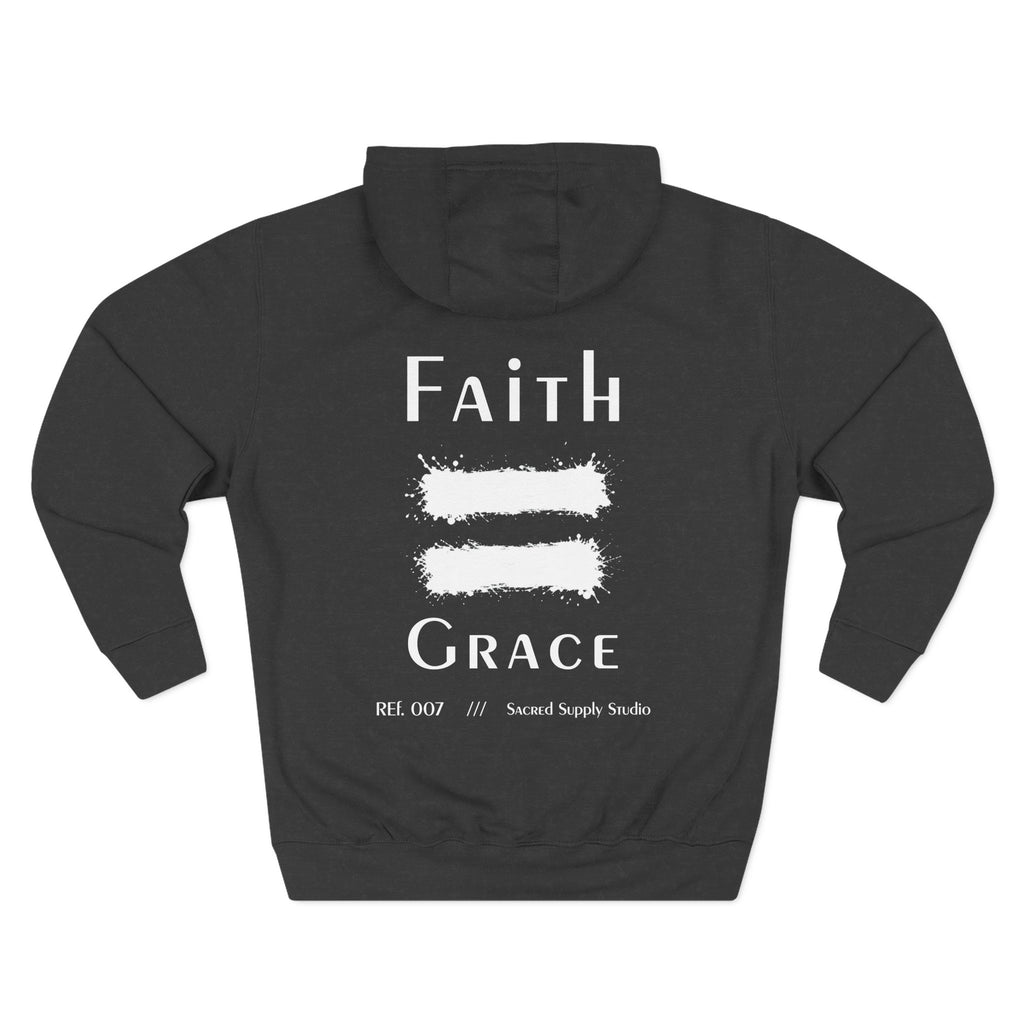 Faith Is: Grace™ — Premium Christian Fleece Hoodie