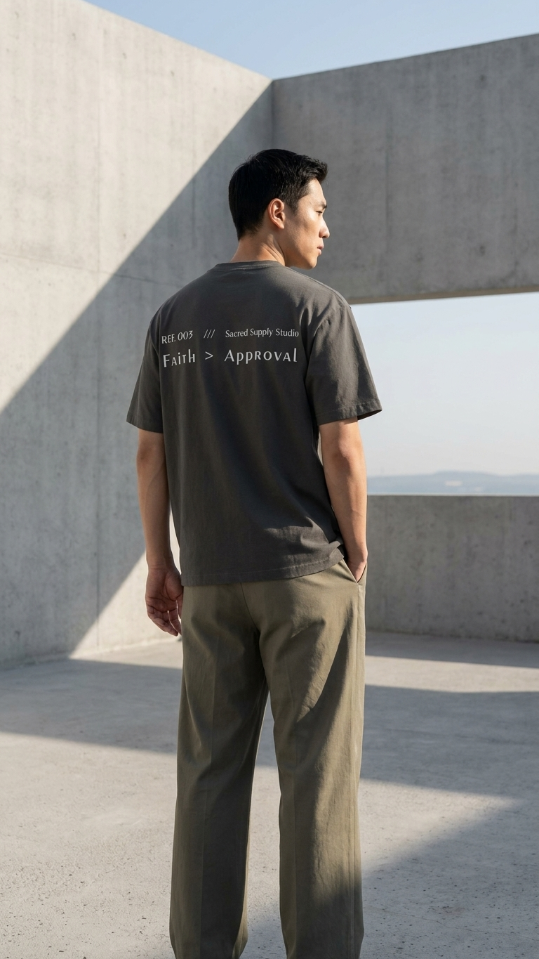 Faith > Approval — Heavyweight Christian Tee