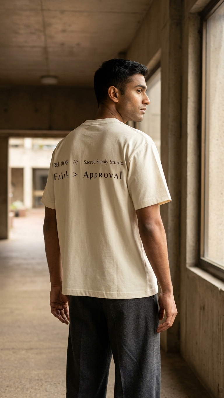 Faith > Approval — Heavyweight Christian Tee