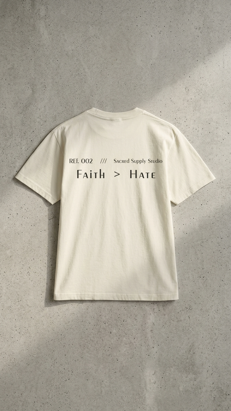 Faith Is Greater: Hate™ — Heavyweight Tee