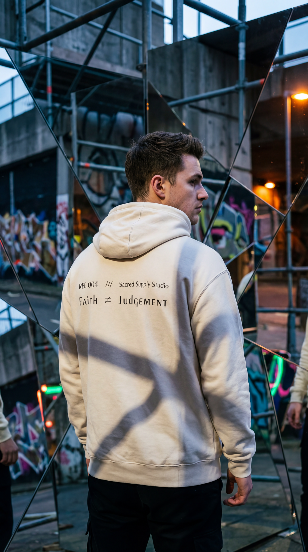 Faith Is Not: Judgment™ — Premium Christian Fleece Hoodie