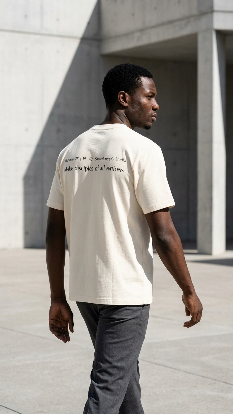 Sacred Mission™: Great Commission — Cream Detail