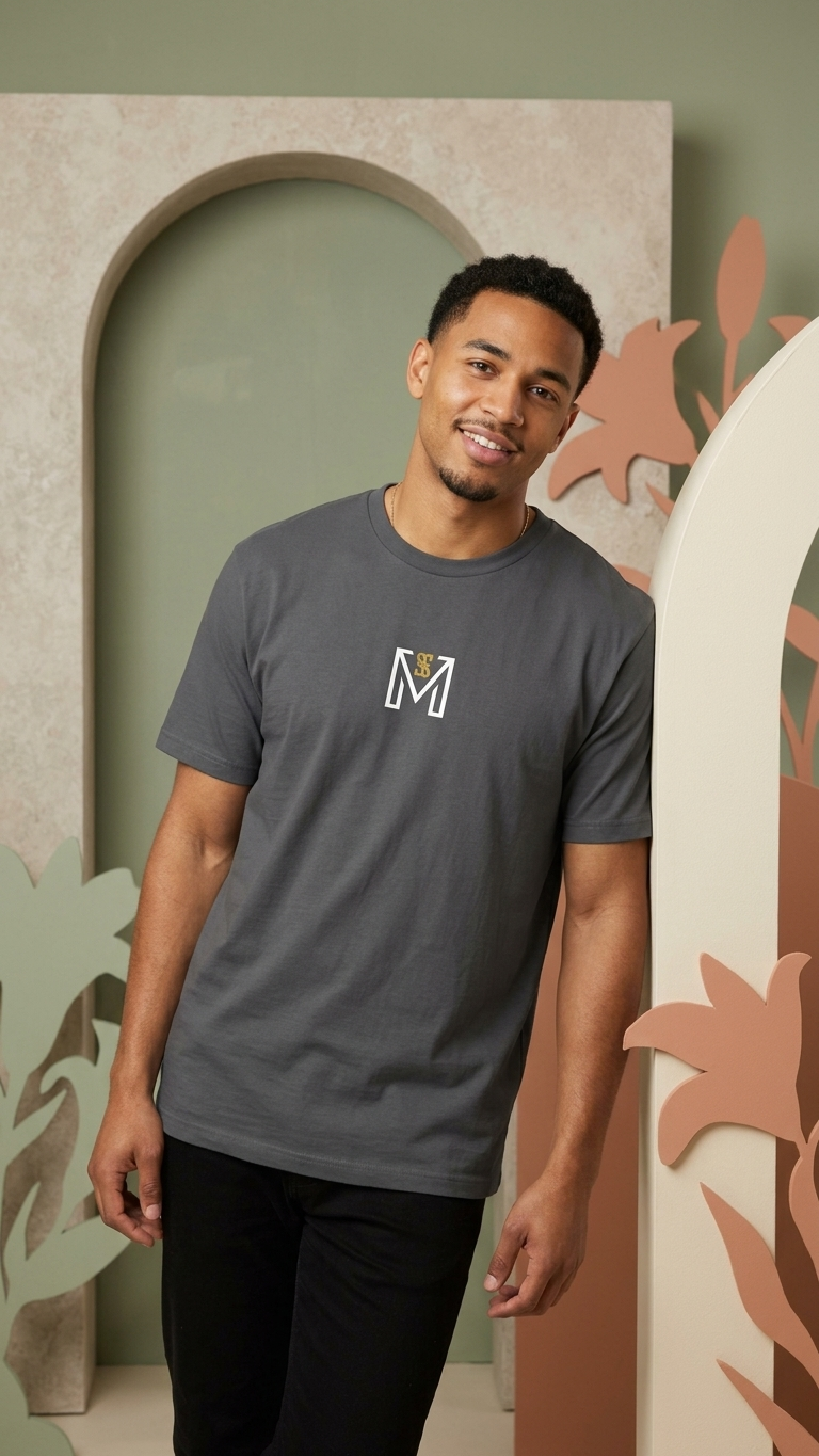 Sacred Mission™: Great Commission Hoodie — Charcoal Detail