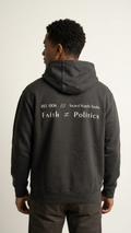 Faith ≠ Politics — Heavyweight Christian Pullover Hoodie